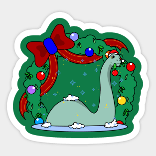 Gertie's Christmas Wreath Sticker